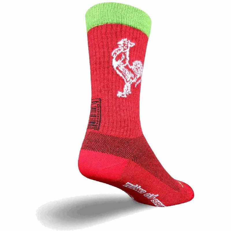 Contemporary ankle socks for trend-SockGuy Sriracha Performance Crew Socks