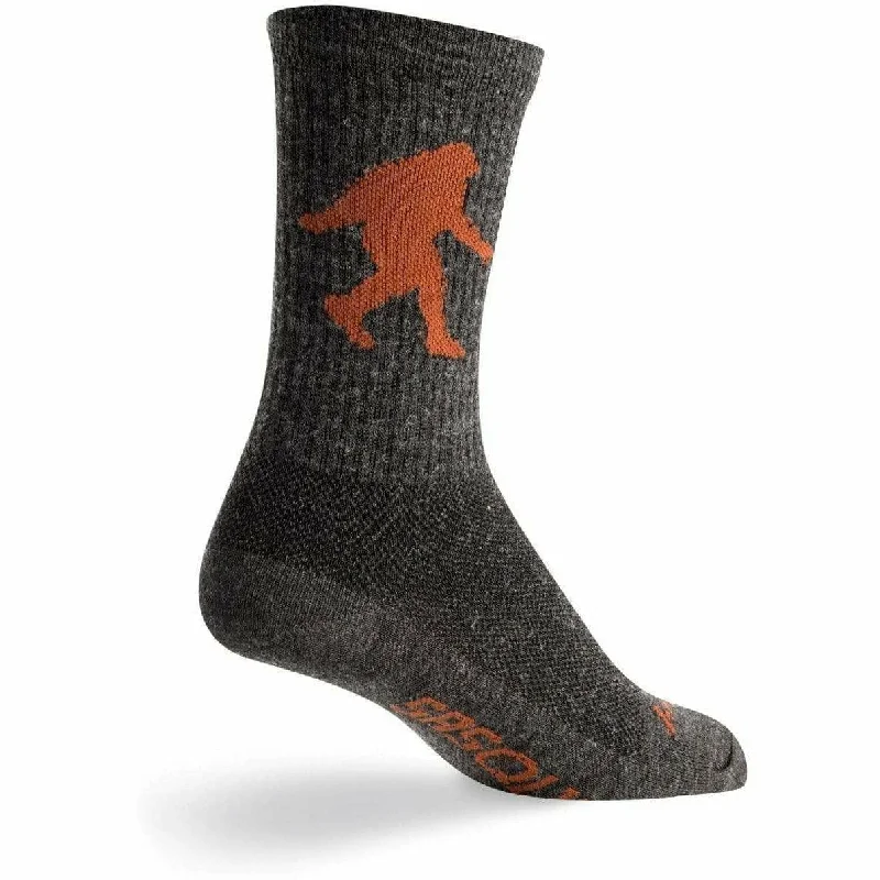 Soft bamboo socks for sensitive skin-SockGuy Sasquatch Turbo Wool Crew Socks