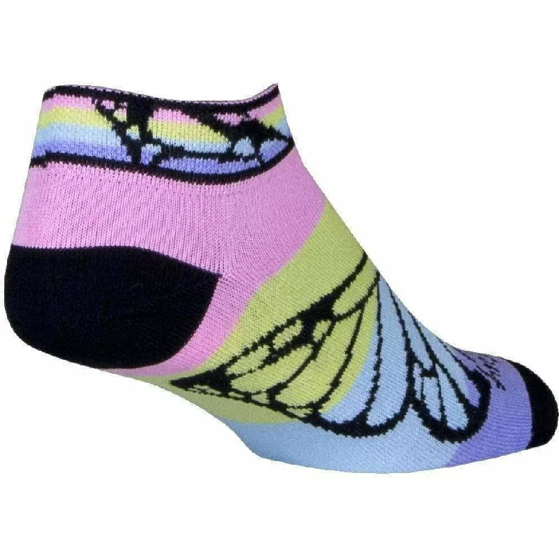 Long running socks for marathon-SockGuy Womens Monarch 1 Inch Micro Crew Socks