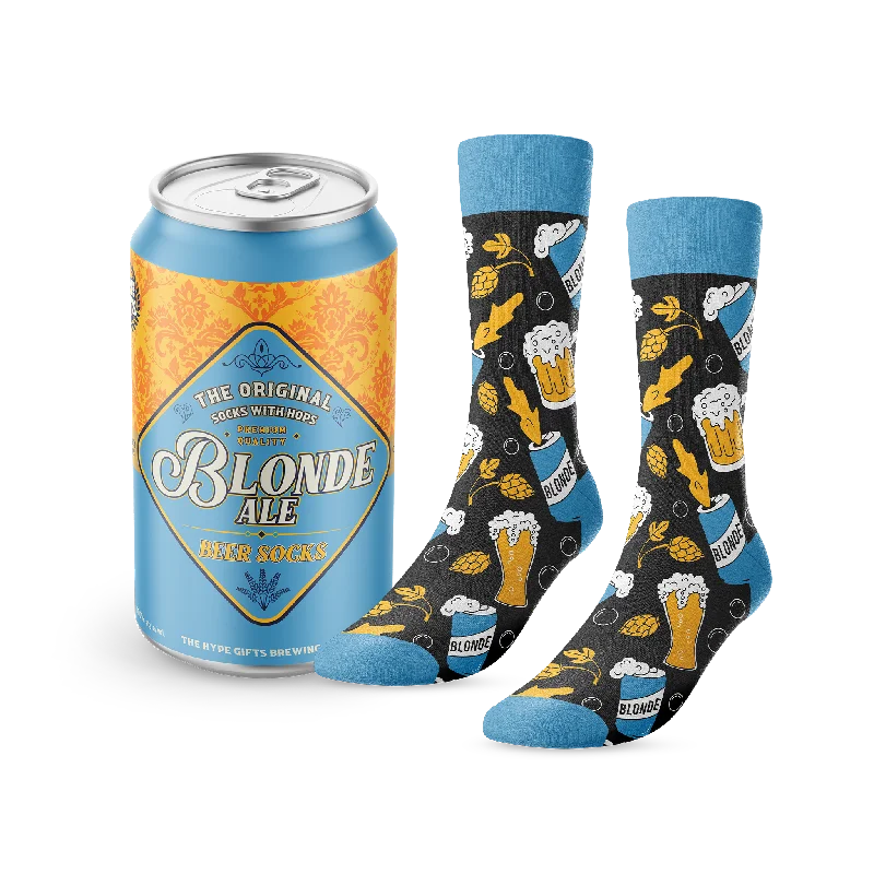 Thick winter socks for insulation-Socks with Hops: Blonde Ale