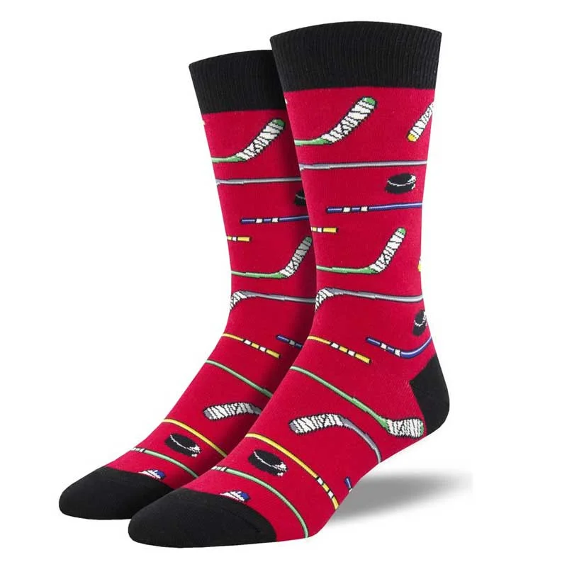 Long tube socks for sports-'Power Play' Men's printed socks