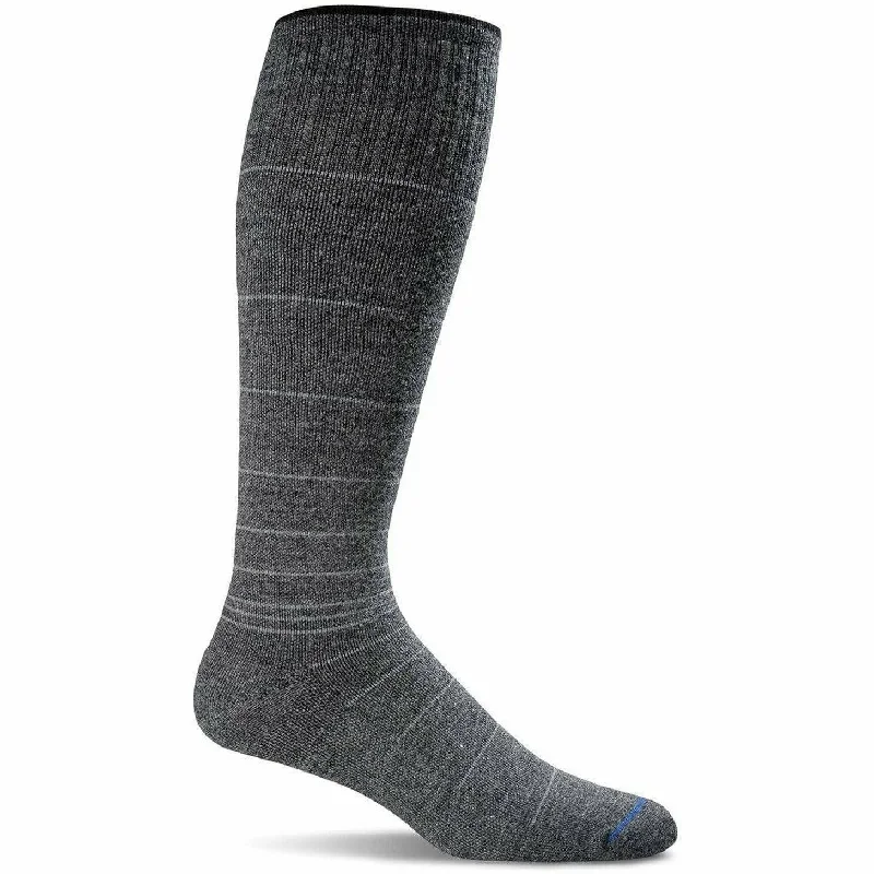 Novelty crew socks for holiday-Sockwell Mens Circulator Moderate Compression Socks