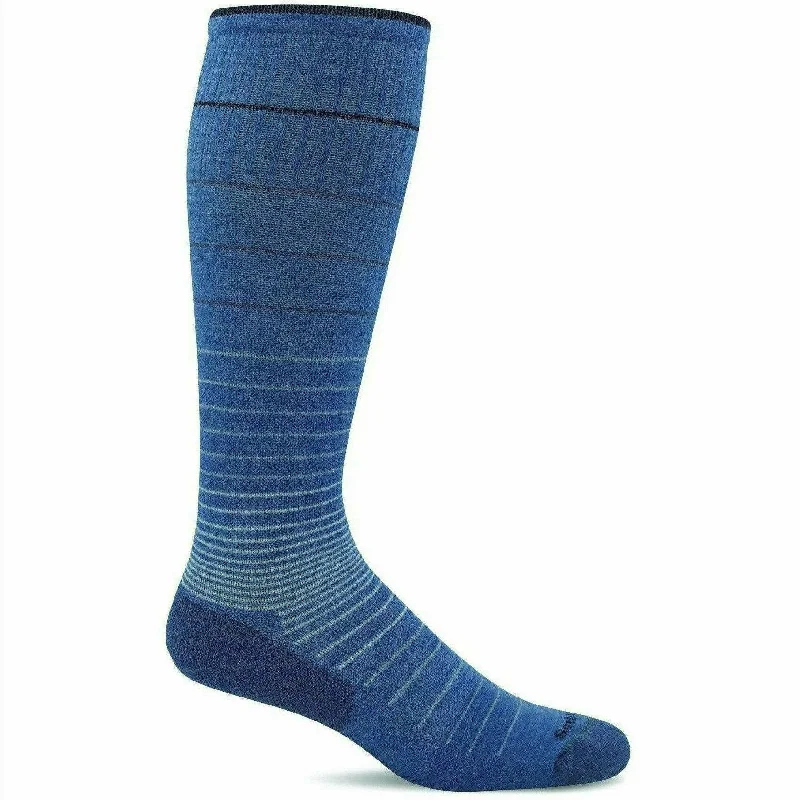 Small striped ankle socks for children-Sockwell Womens Circulator Moderate Compression Socks