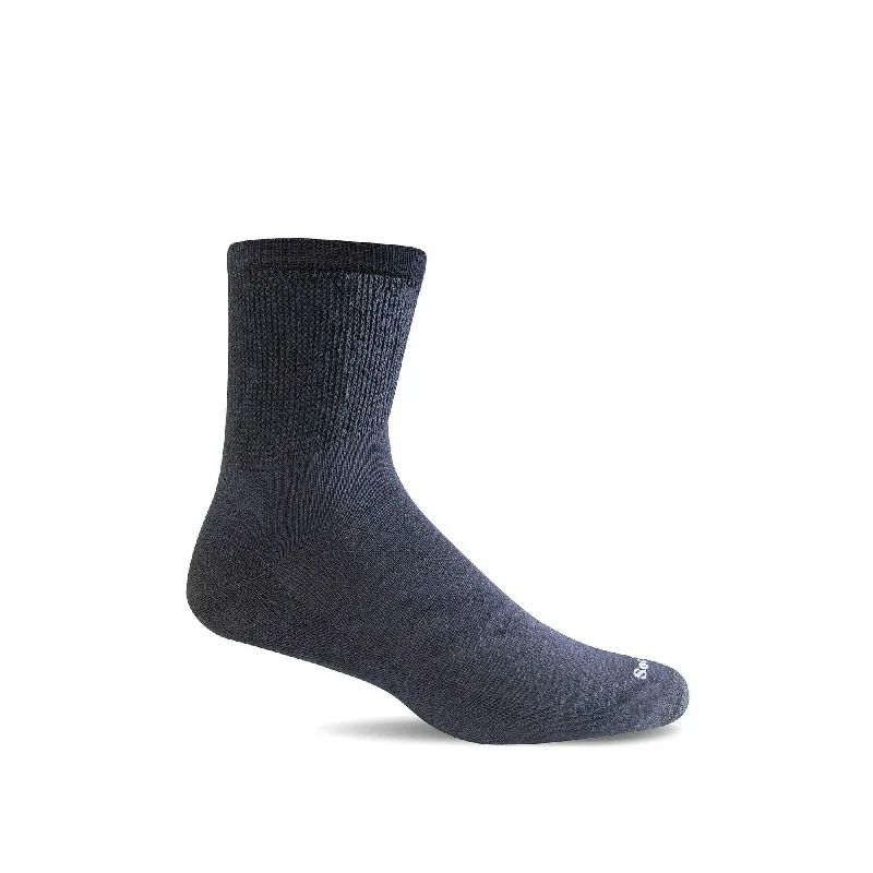 Bright ankle socks for bold look-Sockwell Womens Extra Easy Relaxed Fit Crew Socks