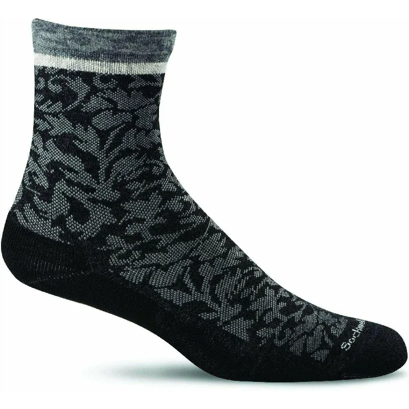 Luxury cashmere crew socks for luxury-Sockwell Womens Plantar Cush Firm Compression Crew Socks