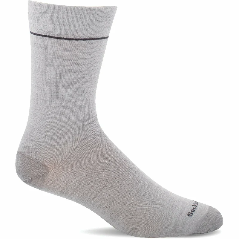 Breathable cotton socks for workouts-Sockwell Womens Free 'N Easy Relaxed Fit Crew Socks