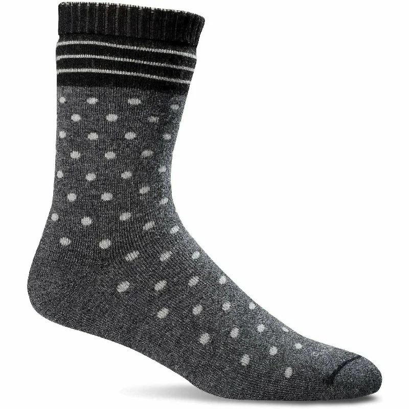 Thick hiking ankle socks for camping-Sockwell Womens Plush Relaxed Fit Crew Socks