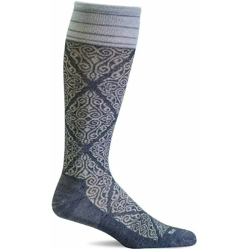 Funny socks for quirky style-Sockwell Womens The Raj Firm Compression Socks