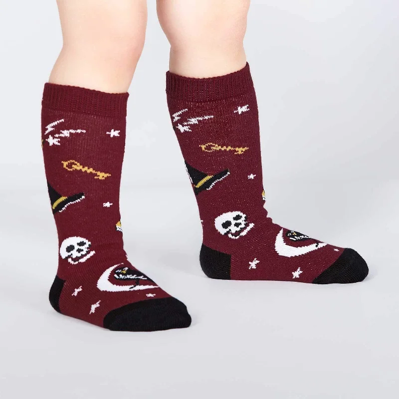 Luxury cashmere ankle socks for class-Spells Trouble | Toddler Knee High