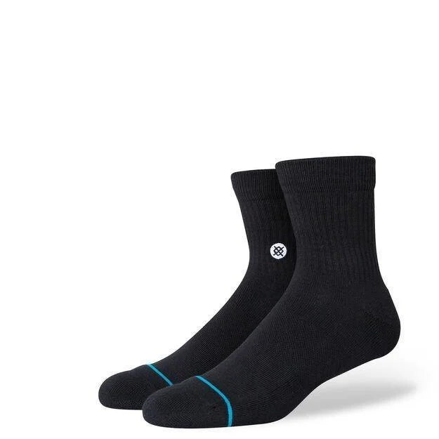 Organic cotton crew socks for green-Icon | Quarter Crew