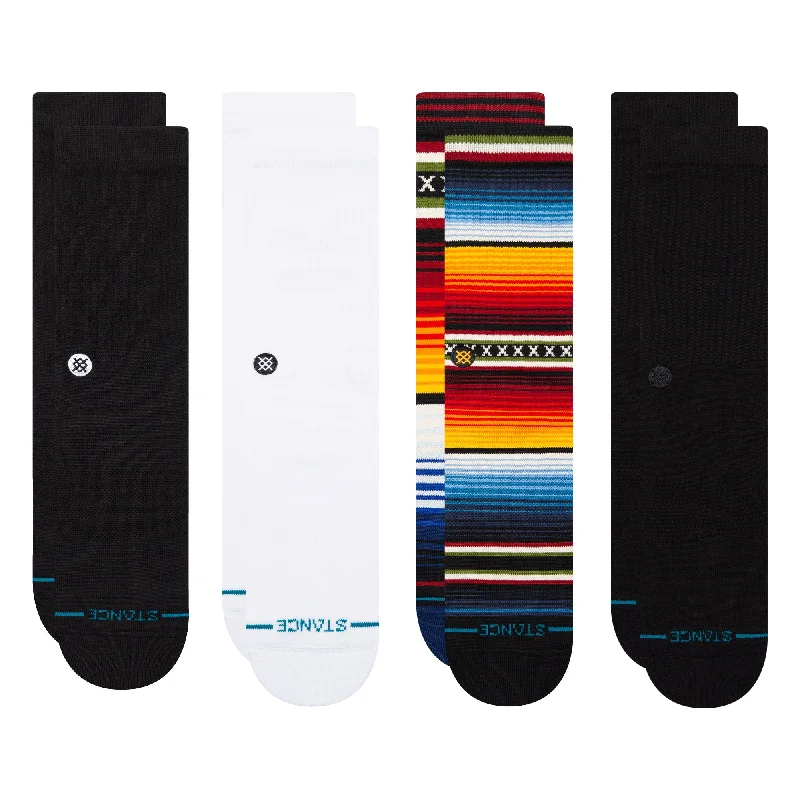 Grip crew socks for yoga-STANCE STARTER KIT BOX SET SOCK