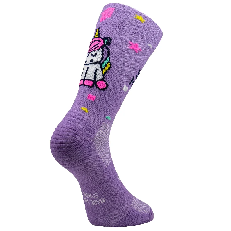 Bright socks for statement style-Sporcks Running Socks - Stay Magic Purple