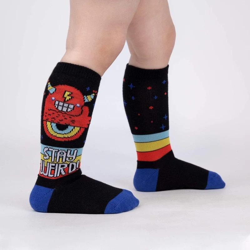 Large knee-high ankle socks for women-Stay Weird | Toddler Knee-high