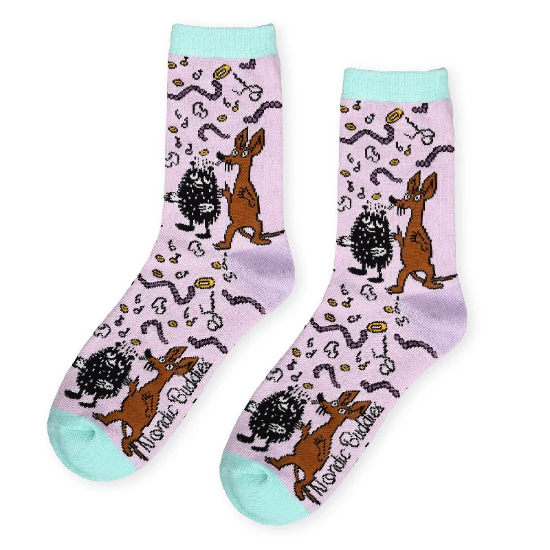 Grip crew socks for safety-Stinky & Sniff Treasures Women's Socks