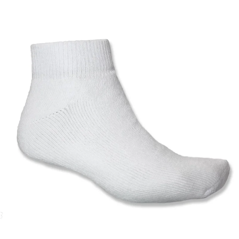 Minimalist gray socks for everyday-Stone Peak Short Sport Socks - White 3pk