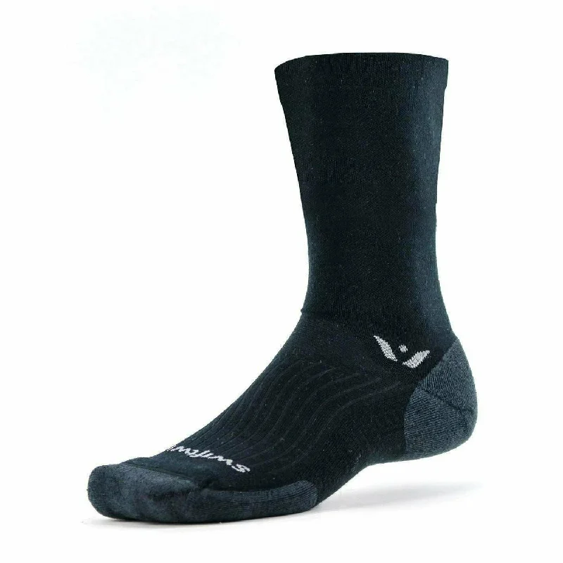 Thin dress crew socks for formal wear-Swiftwick Pursuit Seven Medium Socks