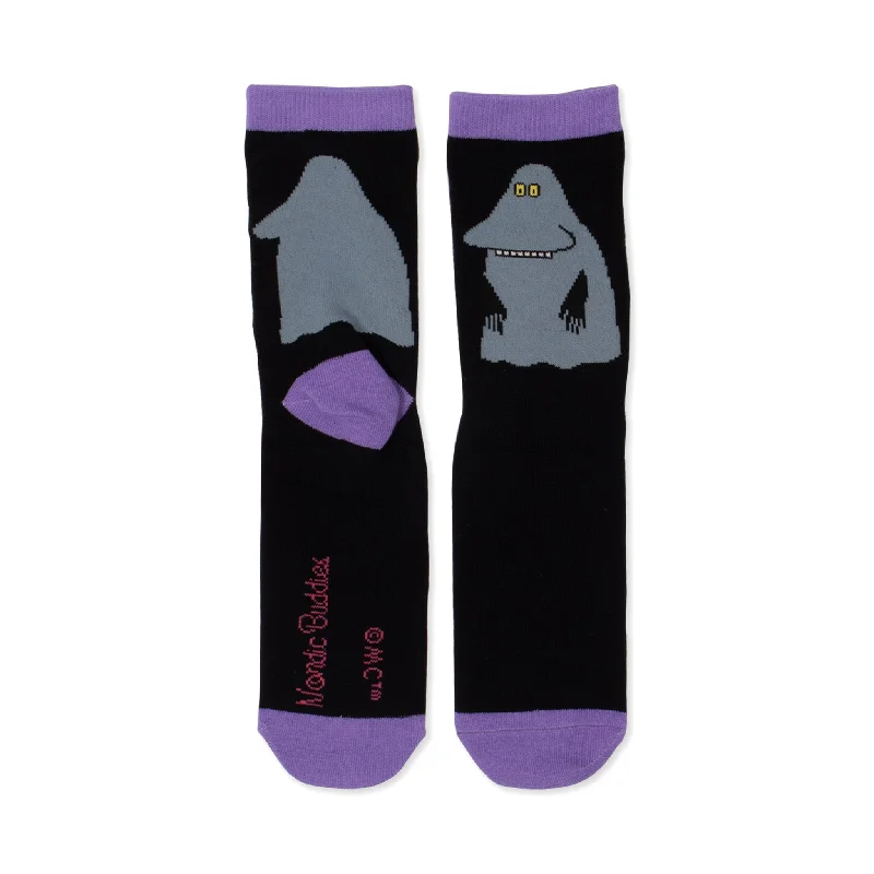 Large knee-high ankle socks for women-The Groke's Butt Women's Socks - Black