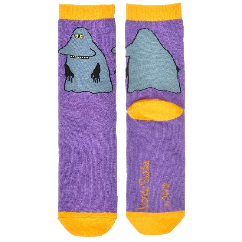 Bright ankle socks for vibrancy-The Groke's Butt Women's Socks - Purple