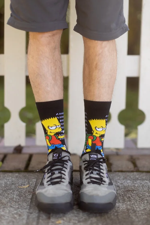 Small striped socks for children-The Simpsons Troubled Crew