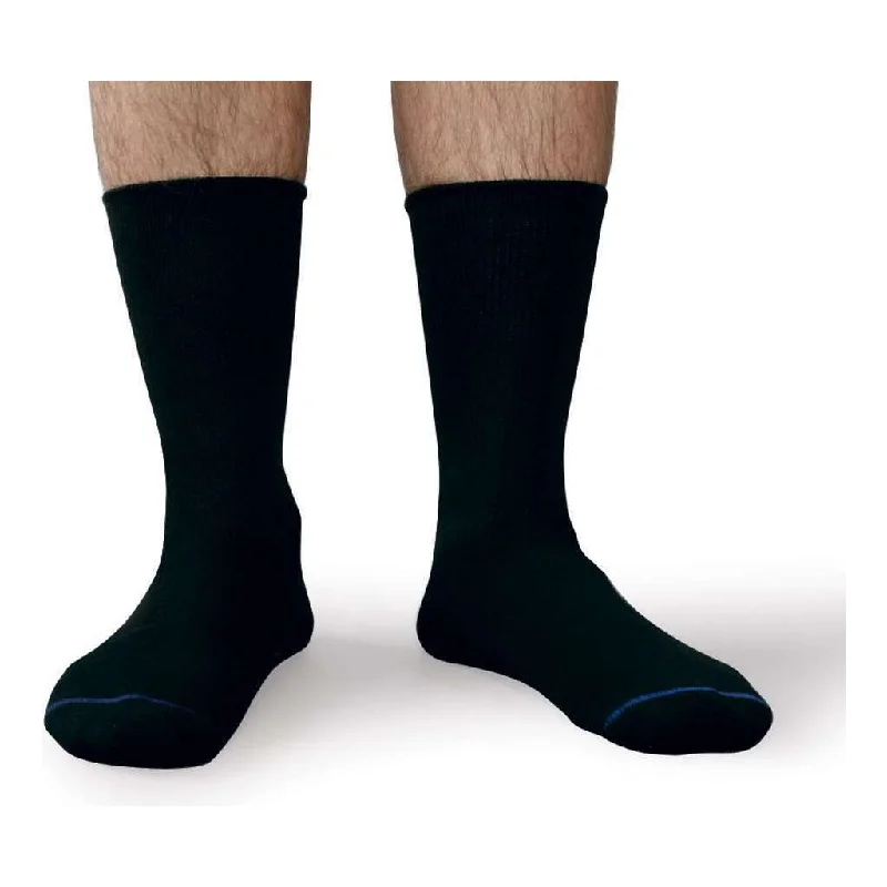 Luxury silk crew socks for luxury-TheraSock® Wide Sock System