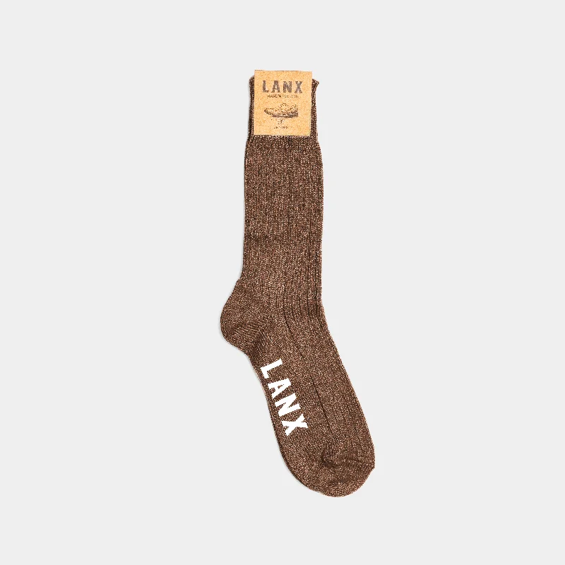 Thick hiking ankle socks for trails-THICK SOCK / BRONZE