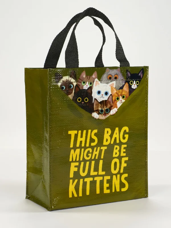 Organic bamboo ankle socks for eco-This Bag Might Be Full Of Kittens Handy Tote