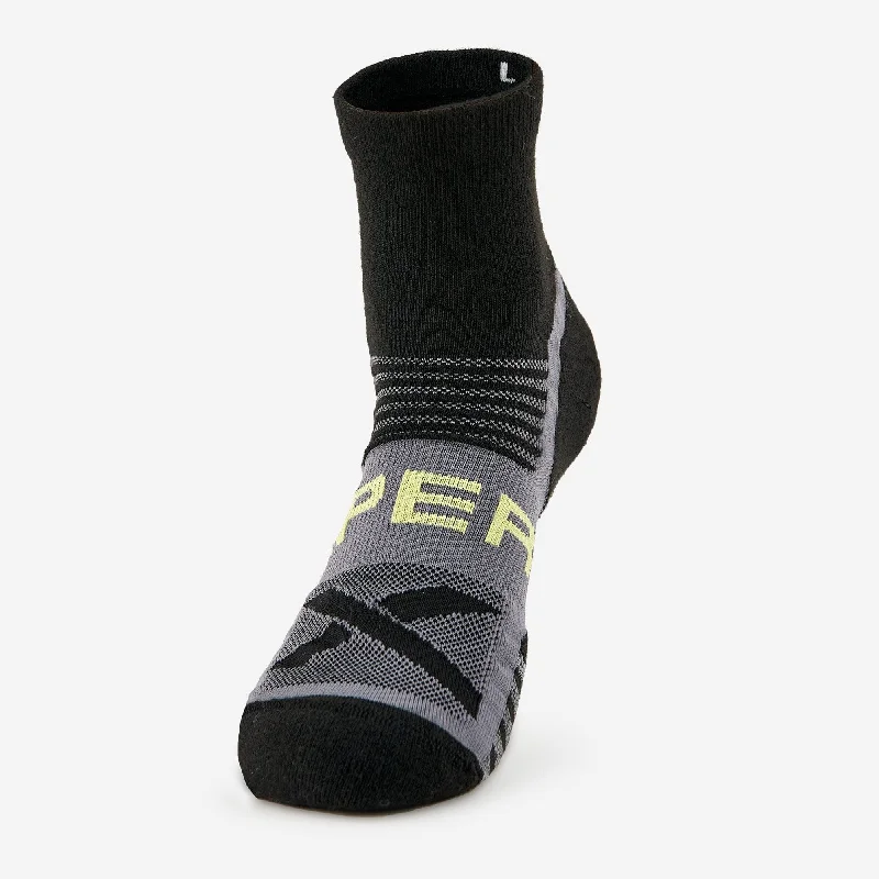 Large wool crew socks for cold weather-Thorlo Experia Tennis Ultra Light Cushion Ankle Socks