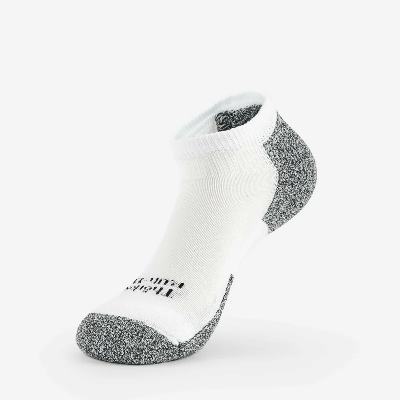 Cozy wool socks for winter-Thorlo Mens Running Light Cushion Micro-Mini Socks