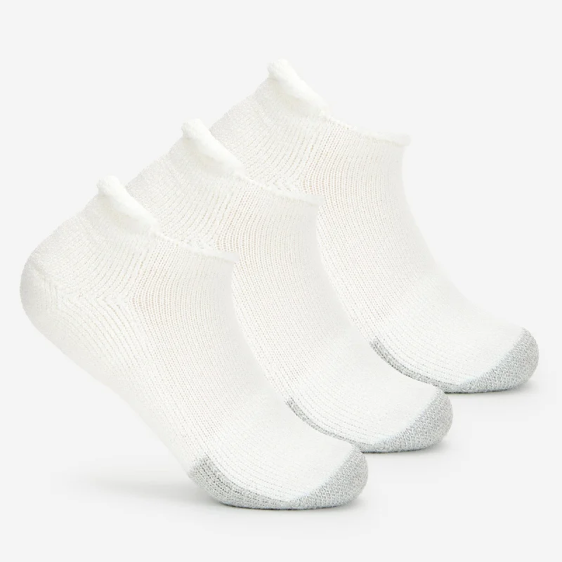 Anti-slip grip socks for exercise-Thorlo Tennis Maximum Cushion Rolltop 3-Pack Socks