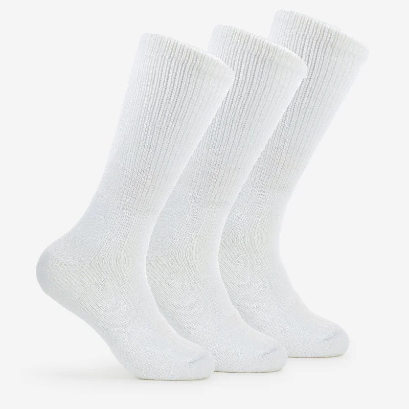 Luxury cashmere ankle socks for class-Thorlo Walking Moderate Cushion Crew 3-Pack Socks