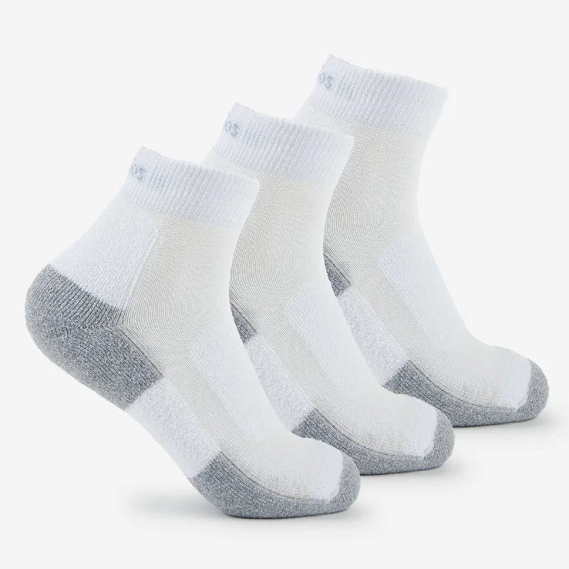 Small novelty crew socks for fun-Thorlo Womens Thin Cushion Walking Mini Crew 3-Pack Socks