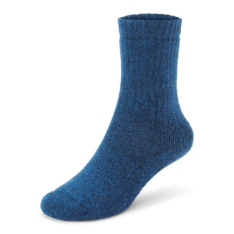 Plush socks for lounging-Trino® Cozy Crew - Sailor Blue