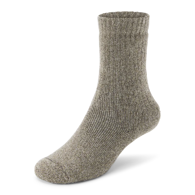 Custom logo socks for branding-Trino® Cozy Crew - Stony Moss