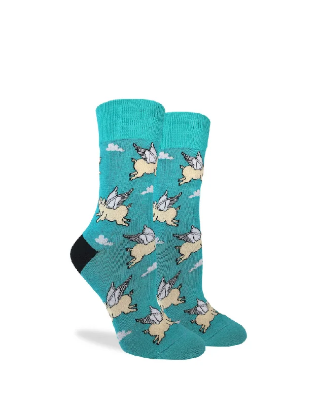 Luxury cashmere ankle socks for class-FLYING PIGS SOCKS