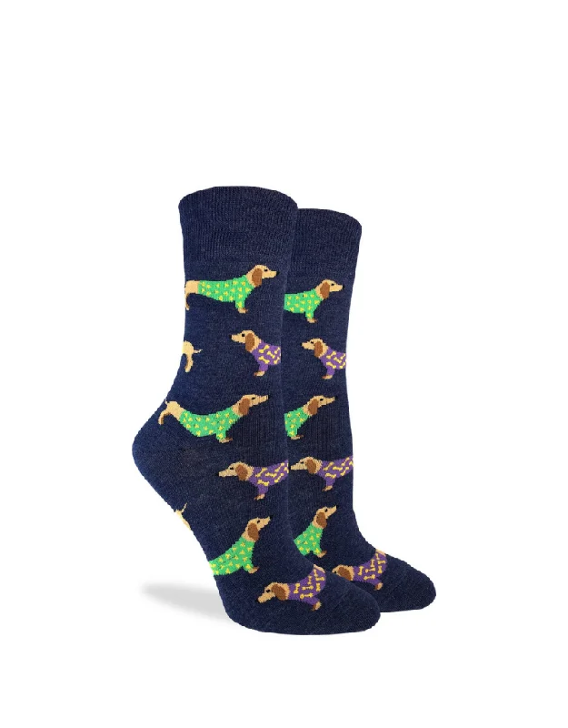 Custom knit ankle socks for special-WEINER DOG SOCK