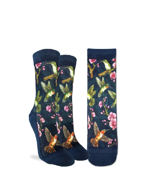 Colorful crew socks for bold fashion-HUMMINGBIRD ACTIVE SOCK