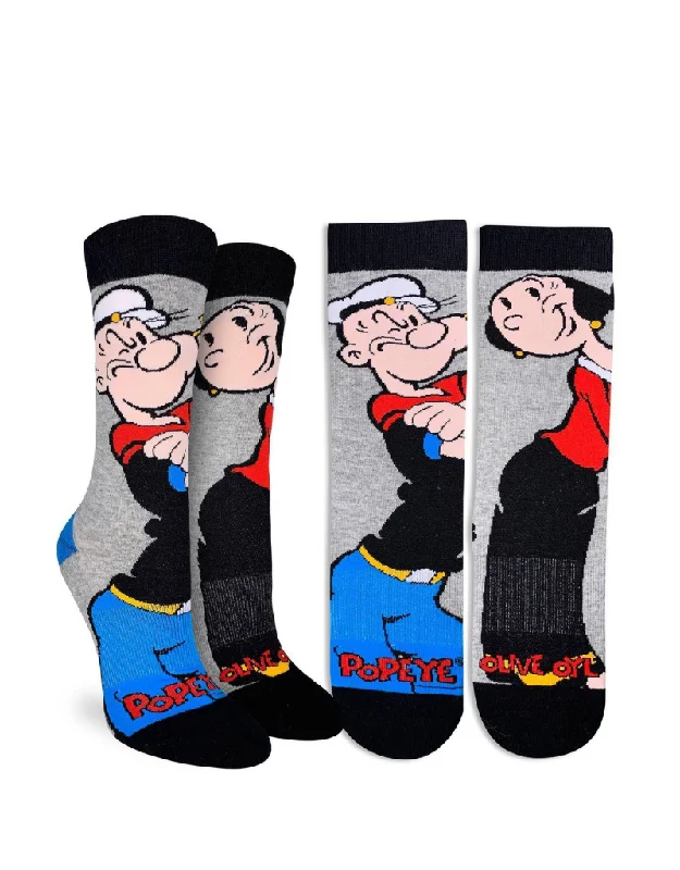 Vintage floral ankle socks for charm-POPEYE & OLIVE ACTIVE SOCK