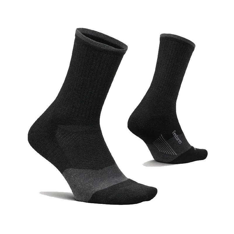 Large athletic socks for performance-Unisex Feetures Socks Trail Max Cushion Mini Crew