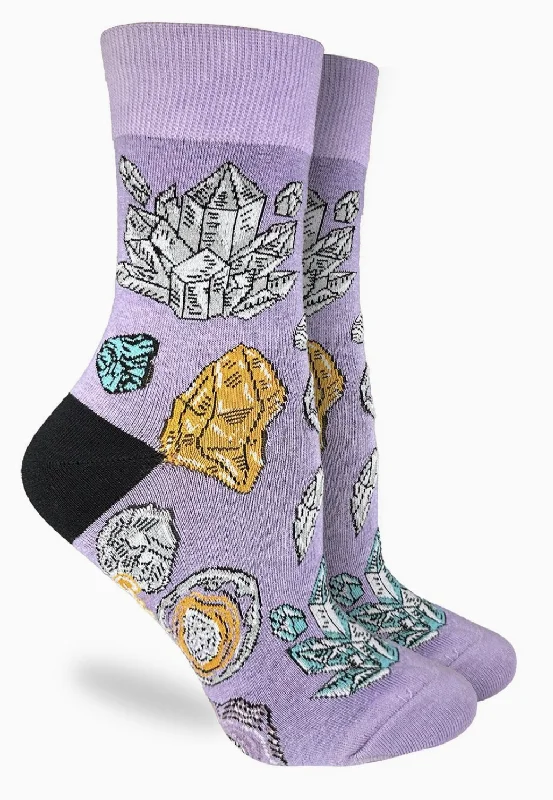 Custom printed socks for events-Women's Crystal Crew Sock