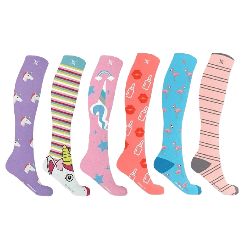 Cozy plush socks for winter nights-Women's Collection Socks (6-Pairs)