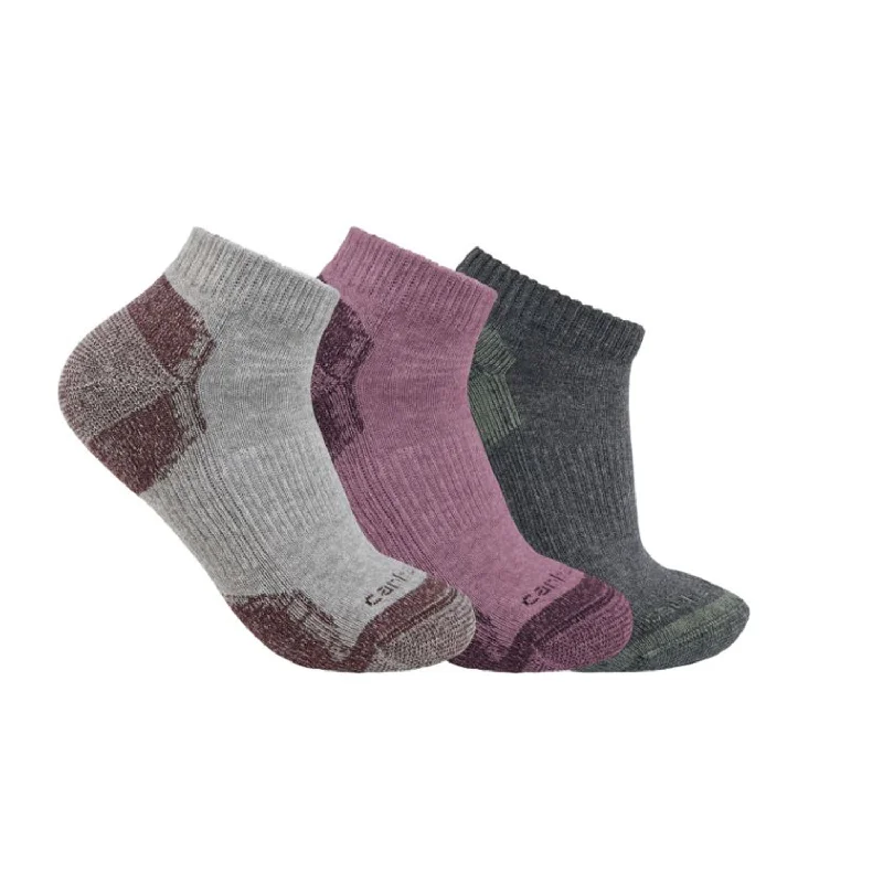 Rustic plaid ankle socks for outdoors-Women's Lightweight Cotton Blend Low Cut Sock SL2623