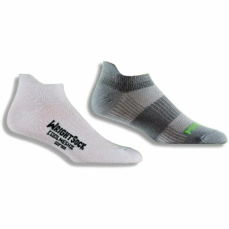 Luxury silk crew socks for luxury-Wrightsock Coolmesh II Tab 2-Pack Socks