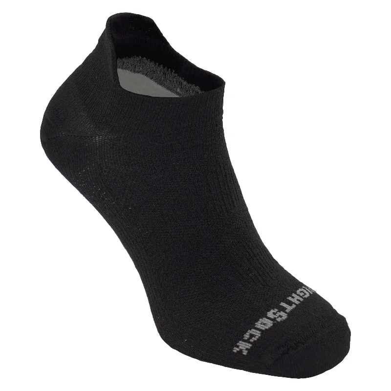 Custom embroidered crew socks for branding-Wrightsock Coolmesh II Cushion Tab Socks