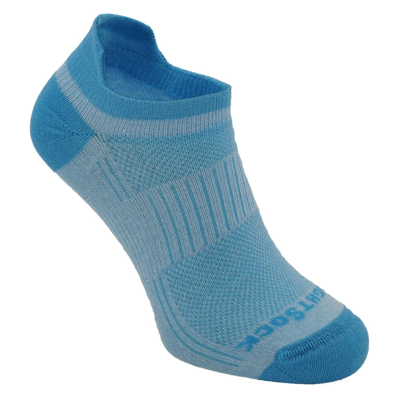 Breathable wool crew socks for sports-Wrightsock Coolmesh II Tab Socks