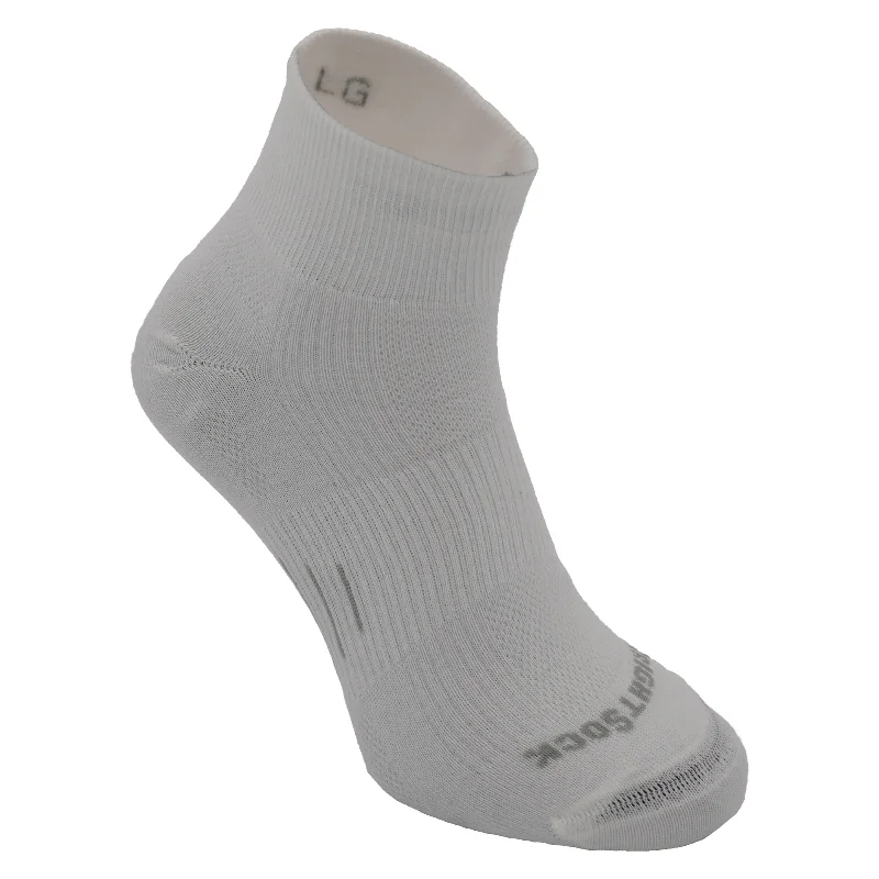 Novelty crew socks for holiday-Wrightsock Double-Layer ECO Explore Quarter Socks