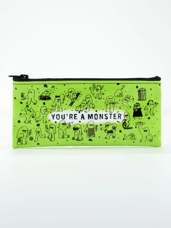 Fluffy crew socks for bedtime-You're A Monster Pencil Case